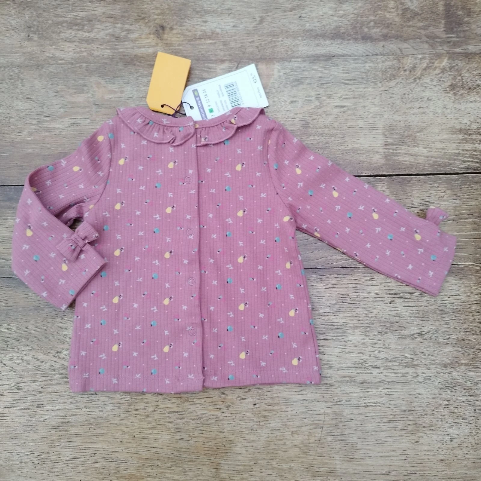 Blouse met lange mouwen fruitprint – photo 6